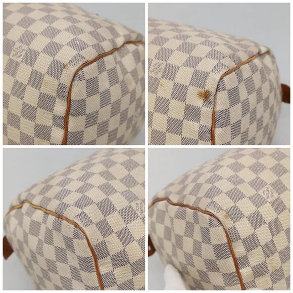 LOUIS VUITTON Damier Azur Speedy 30 Hand Bag - Picture 15 of 15